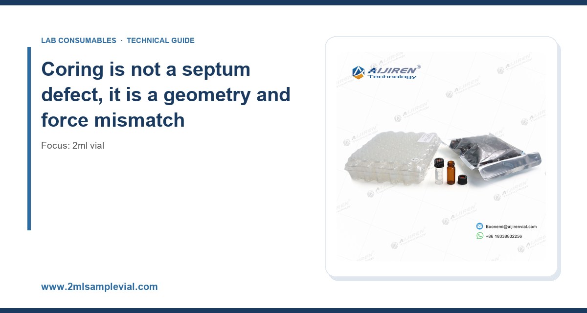 Coring is not a septum defect, it is a geometry and force mismatch