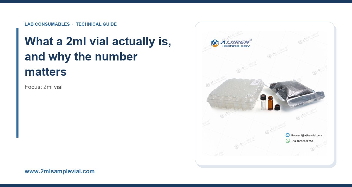 What a 2ml vial actually is, and why the number matters